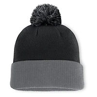 Bonnet en tricot à revers et pompon Aspyn des Predators de Nashville pour homme, noir, Fanatics