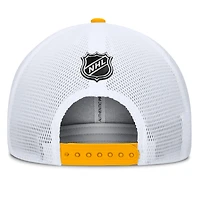 Men's Fanatics Gold/Navy Nashville Predators Authentic Pro A-Frame Rink Adjustable Hat