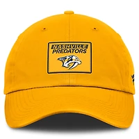 Men's Fanatics Gold Nashville Predators Authentic Pro Prime Adjustable Hat