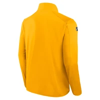 Veste polaire entièrement zippée Fanatics Gold Nashville Predators Authentic Pro Rink pour homme