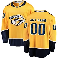 Fanatiques pour hommes de marque or Nashville Predators Breakaway - Maillot personnalisé