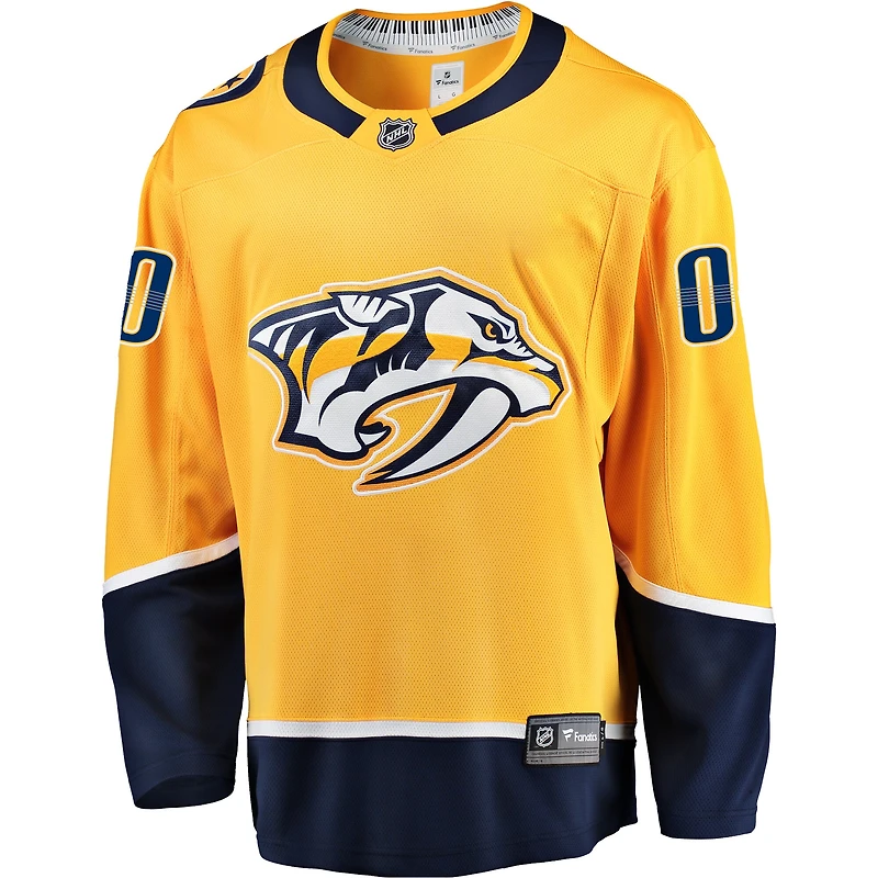 Fanatiques pour hommes de marque or Nashville Predators Breakaway - Maillot personnalisé