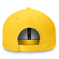 Casquette Snapback à logo principal Fanatics Gold Nashville Predators pour hommes