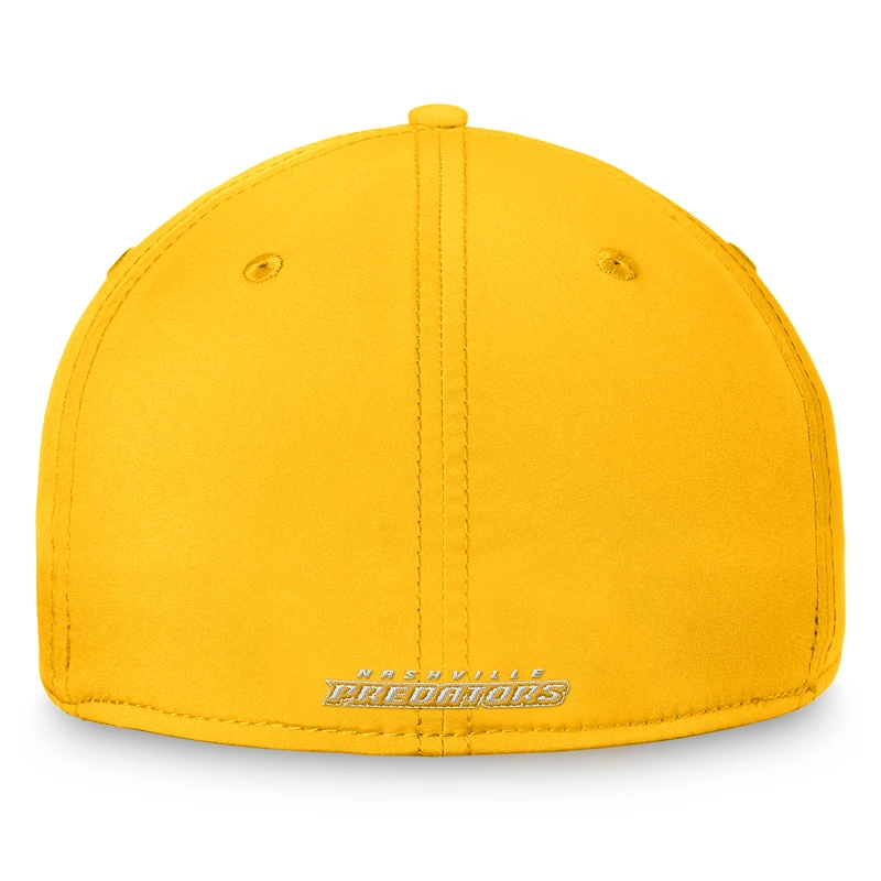 Casquette Flex Fundamental Defender des Predators de Nashville pour hommes Fanatics Gold