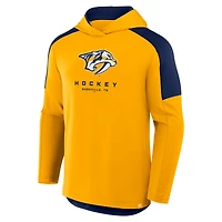 Men's Fanatics Gold Nashville Predators Meta Game Transitional Pullover Hoodie