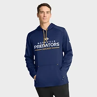 Men's Fanatics Navy Nashville Predators Authentic Pro Rink Hoodie