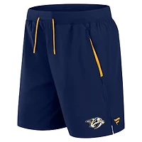 Short de performance authentique Pro Rink bleu marine pour homme des Predators Nashville