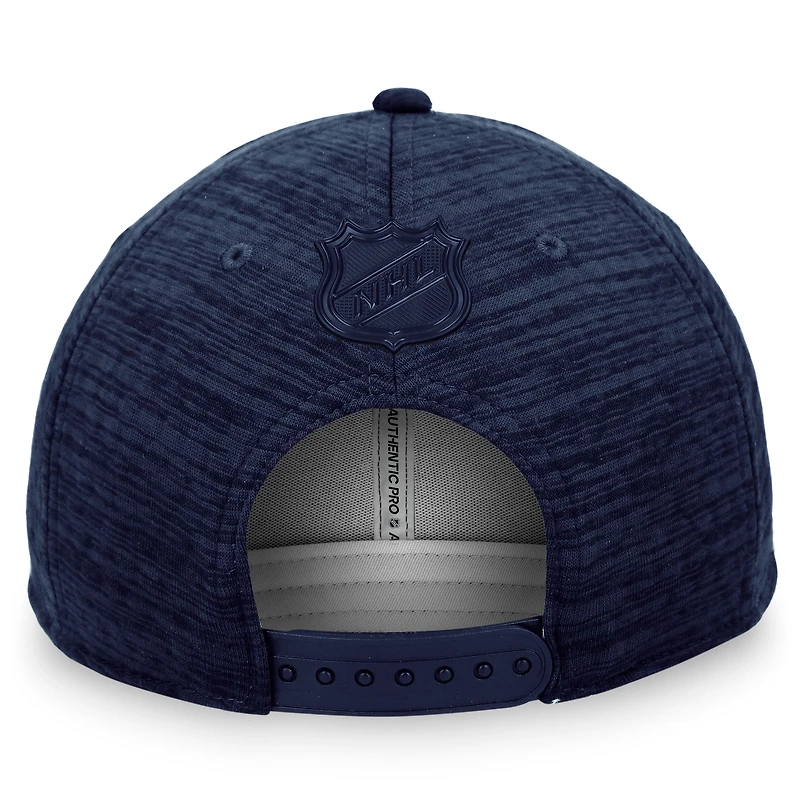 Men's Fanatics Navy Nashville Predators Authentic Pro Road Snapback Hat