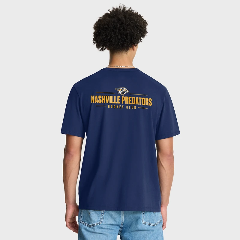 Men's Fanatics Navy Nashville Predators Crash The Net Legacy T-Shirt