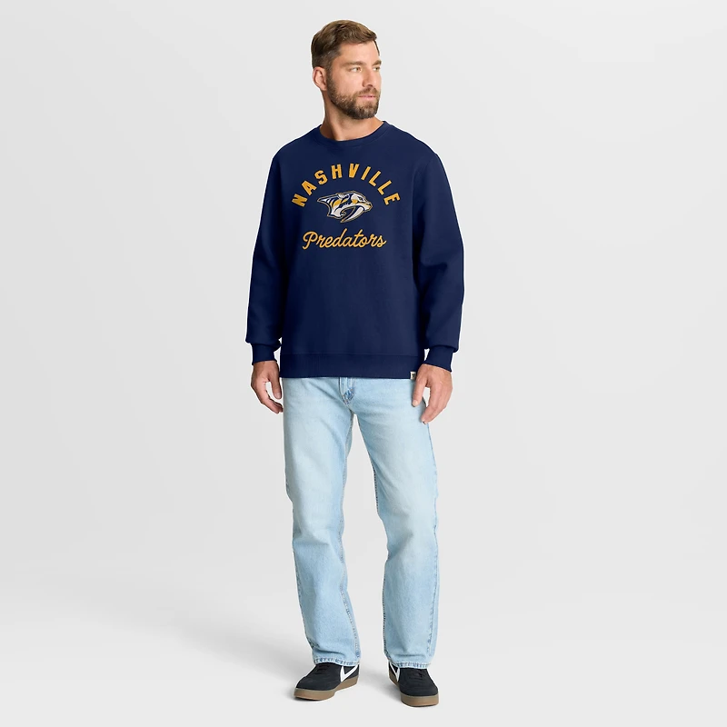 Men's Fanatics Navy Nashville Predators  Stickler Sweatshirt
