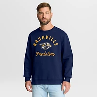 Men's Fanatics Navy Nashville Predators  Stickler Sweatshirt