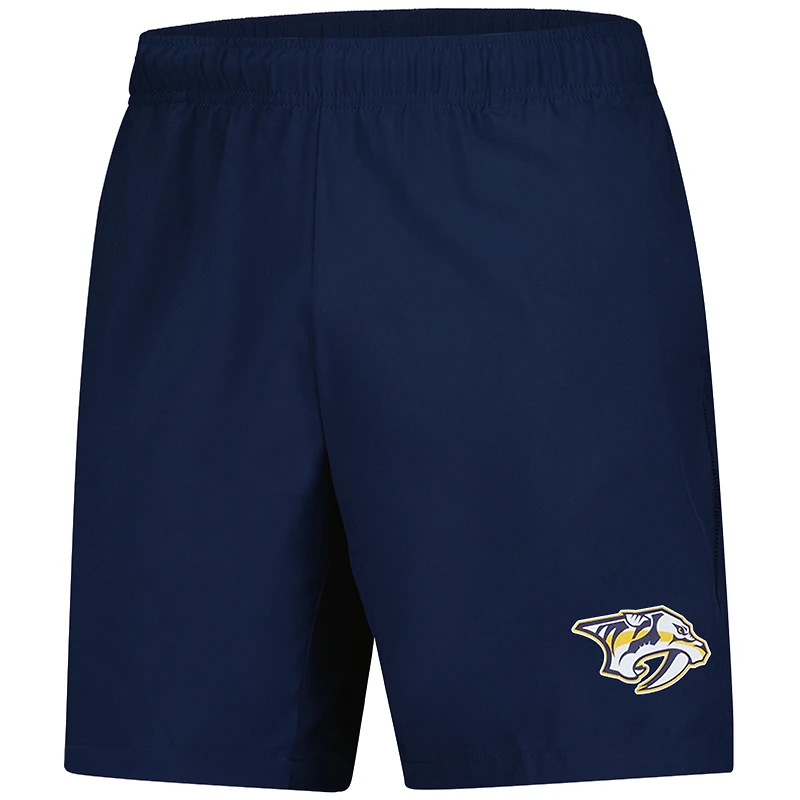Short d'entraînement technique bleu marine pour homme Fanatics Nashville Predators