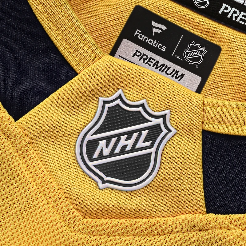 Maillot domicile premium Ryan O'Reilly jaune des Predators de Nashville pour homme (Fanatics)