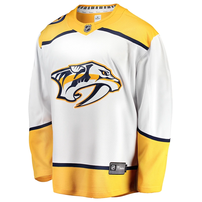 Men's Fanatics White Nashville Predators Breakaway Away Jersey