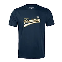 T-shirt rétro Richmond Team 2.0 bleu marine pour homme de Levelwear Nashville Predators