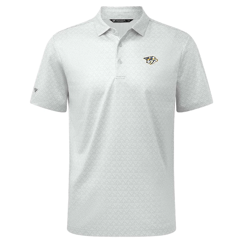 Men's Levelwear White Nashville Predators System Insignia Core Polo