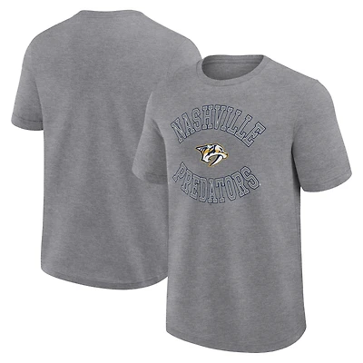 Men's Logo Athletic Heather Gray Nashville Predators Success T-Shirt