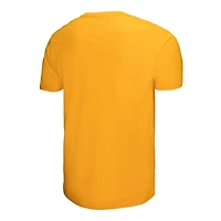 T-shirt Mitchell & Ness Gold pour homme avec logo local des Nashville Predators