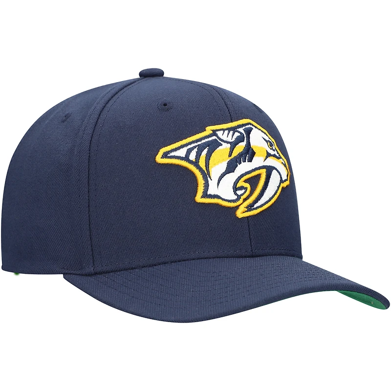 Casquette ajustable Mitchell & Ness pour homme Nashville Predators Core Team Ground Pro bleu marine
