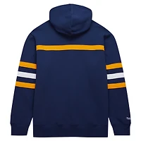 Chandail à capuchon bleu marine Mitchell & Ness pour hommes des Predators de Nashville