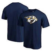 Men's  Navy Nashville Predators Primary Logo T-Shirt