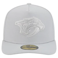Casquette ajustée A-Frame 59FIFTY pour homme avec pack de couleurs Nashville Predators New Era gris