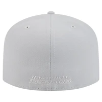 Casquette ajustée A-Frame 59FIFTY pour homme avec pack de couleurs Nashville Predators New Era gris
