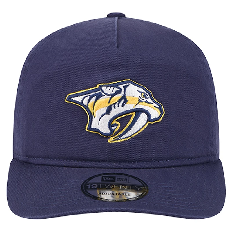 Casquette ajustable New Era bleu marine Nashville Predators 19TWENTY pour homme