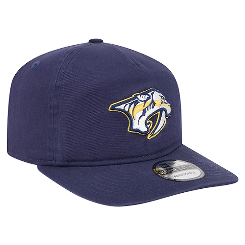 Casquette ajustable New Era bleu marine Nashville Predators 19TWENTY pour homme