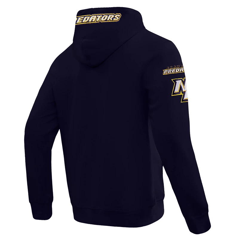 Veste à capuche entièrement zippée en chenille classique Pro Standard Navy Nashville Predators pour hommes