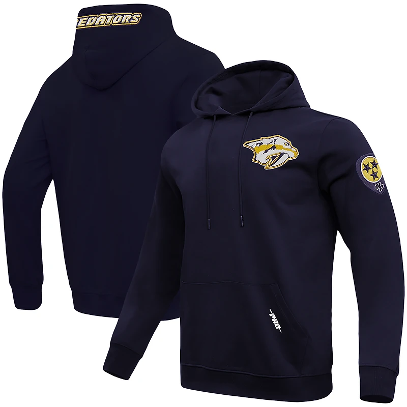 Men's Pro Standard Navy Nashville Predators Classic Pullover Hoodie