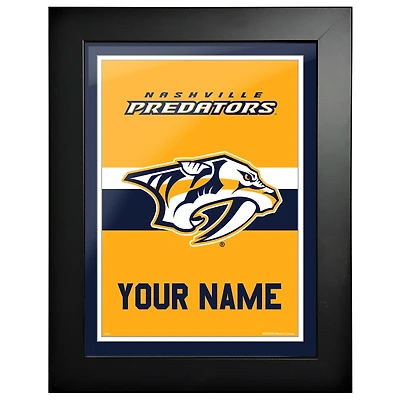 Nashville Predators - 12'' x 16'' Team Personalization Picture Frame
