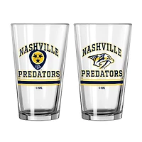 Nashville Predators 16oz. Pint Glass Two Pack