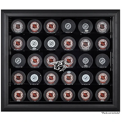 Nashville Predators 30-Puck Black Display Case