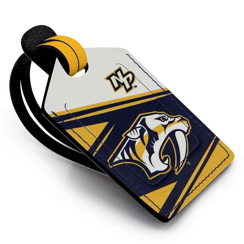 Nashville Predators - Coffret cadeau trois pièces en cuir avec étiquette personnalisée