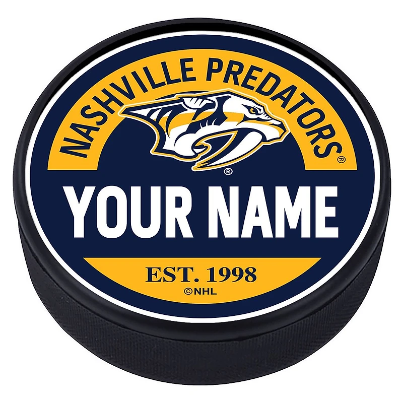 Nashville Predators - Rondelle texturée en blocs personnalisés