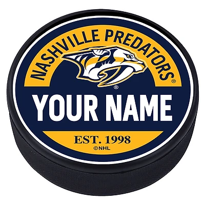 Nashville Predators - Rondelle texturée en blocs personnalisés