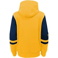 Sweat à capuche entièrement zippé Nashville Predators Face Off pour enfants d'âge préscolaire