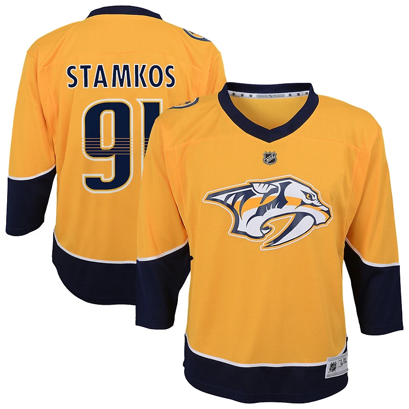 Maillot de joueur Steven Stamkos Gold Nashville Predators, réplique, préscolaire