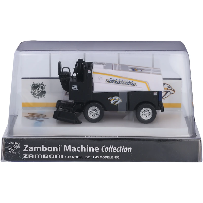 Roman Josi Nashville Predators Autographed 1:43 Scale Die-Cast Zamboni