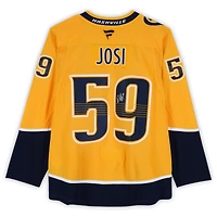 Roman Josi Nashville Predators Autographed Gold Fanatics Premium Jersey