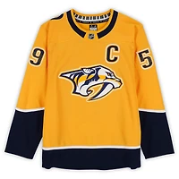 Roman Josi Nashville Predators Autographed Gold Fanatics Premium Jersey