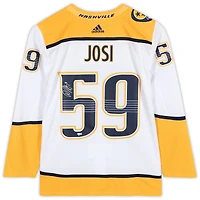 Roman Josi Nashville Predators Autographed White Adidas Authentic Jersey