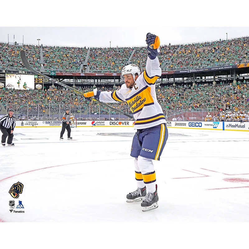 Roman Josi Nashville Predators Unsigned 2020 NHL Winter Classic Photograph