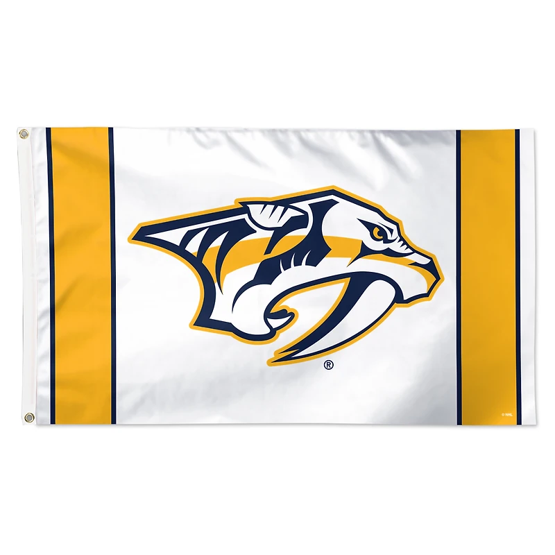 Drapeau WinCraft Nashville Predators 3 pi x 5 pi à rayures verticales de luxe, simple face