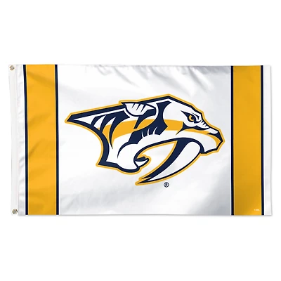 Drapeau WinCraft Nashville Predators 3 pi x 5 pi à rayures verticales de luxe, simple face
