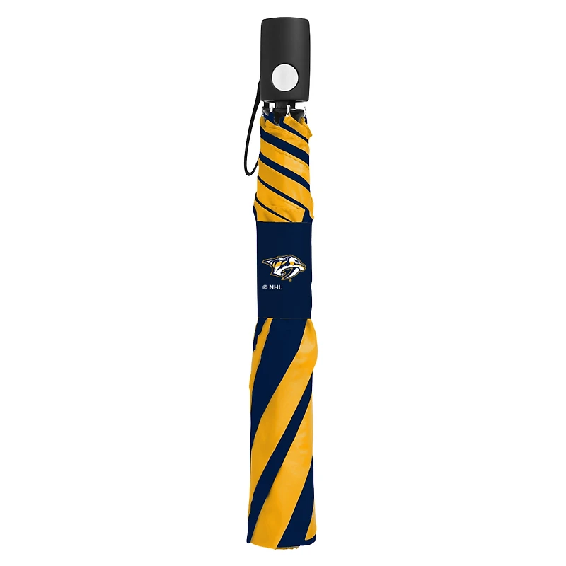 Parapluie pliant d'équipe WinCraft Nashville Predators de 42 po