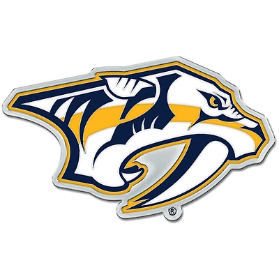 Emblème de voiture chromé coloré WinCraft Nashville Predators