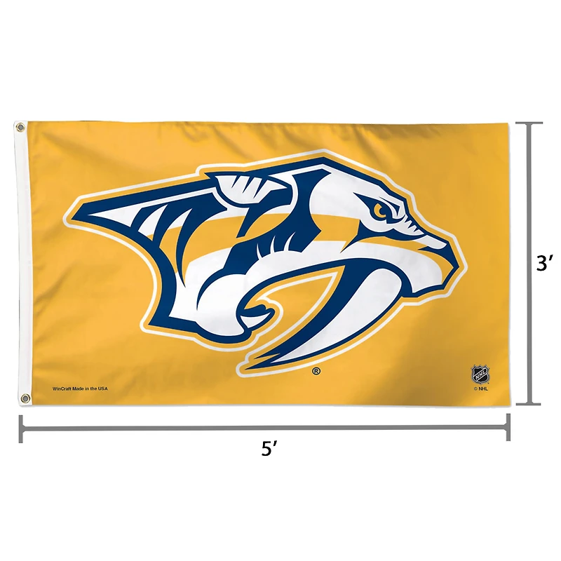 Drapeau de luxe WinCraft Nashville Predators 90 x 150 cm