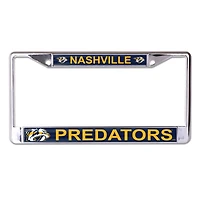 Cadre de plaque d'immatriculation en métal découpé au laser WinCraft Nashville Predators